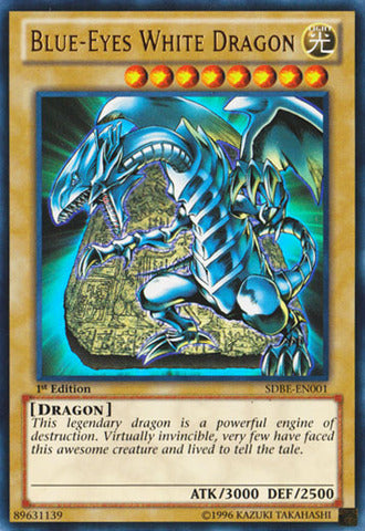 Blue-Eyes White Dragon - SDBE-EN001 - Ultra Rare - 1st