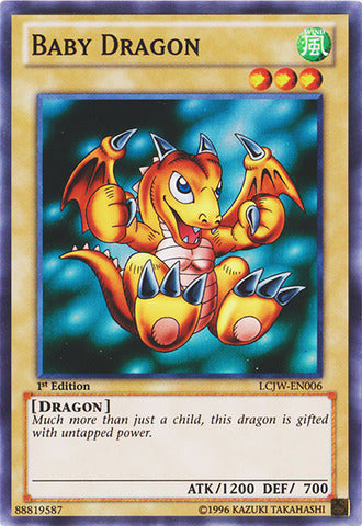 Baby Dragon - LCJW-EN006 - Super Rare - 1st Edition