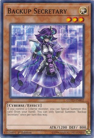 Backup Secretary - COTD-EN002 - Common - 1st Edition