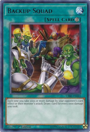 Backup Squad - CIBR-EN065 - Rare - 1st Edition