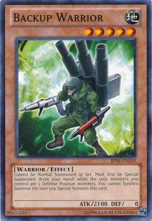 Backup Warrior - BP01-EN159 - Common - Unlimited
