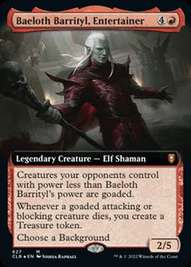 Baeloth Barrityl, Entertainer - CLB - Alternate Frame - Mythic