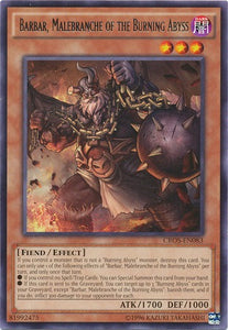 Barbar, Malebranche of the Burning Abyss - CROS-EN083 - Rare - Unlimited