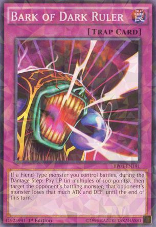 Bark of Dark Ruler - BP03-EN191 - Shatterfoil - 1st Edition
