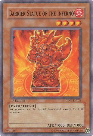 Barrier Statue of the Inferno - CDIP-EN020 - Common - 1st Edition