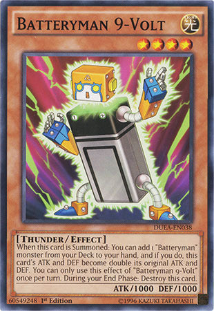 Batteryman 9-Volt - DUEA-EN038 - Common - 1st Edition