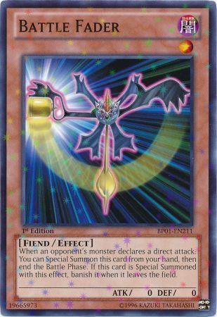Battle Fader - BP01-EN211 - Starfoil Rare - 1st Edition