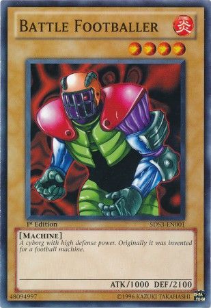 Battle Footballer - 5DS3-EN001 - Common - 1st Edition