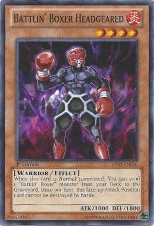 Battlin' Boxer Headgeared - LTGY-EN016 - Common - 1st Edition