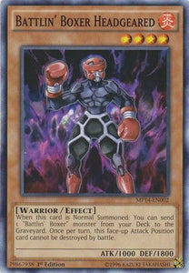Battlin' Boxer Headgeared - MP14-EN002 - Common - 1st Edition
