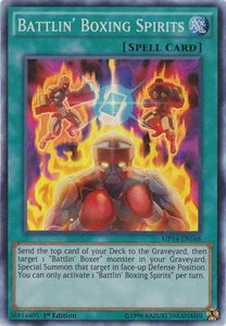 Battlin' Boxing Spirits - MP14-EN168 - Super Rare - 1st Edition