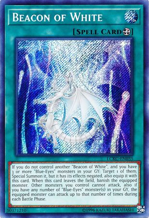 Beacon of White - LCKC-EN035 - Secret Rare - Unlimited