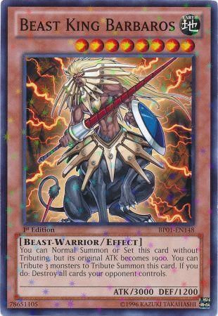 Beast King Barbaros - BP01-EN148 - Starfoil Rare - 1st Edition
