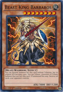 Beast King Barbaros - YS16-EN017 - Common - 1st Edition