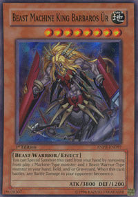 Beast Machine King Barbaros Ur - ANPR-EN097 - Super Rare - 1st Edition