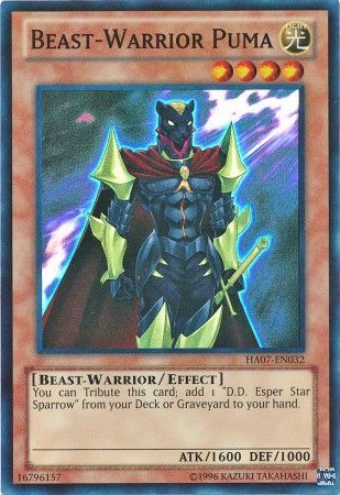 Beast-Warrior Puma - HA07-EN032 - Super Rare - Unlimited