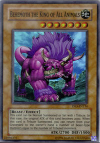 Behemoth the King of All Animals - DR3-EN134 - Super Rare - Unlimited