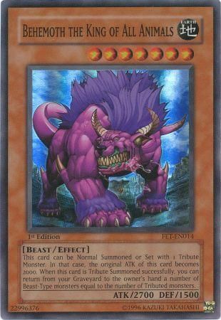 Behemoth the King of All Animals - FET-EN014 - Super Rare - 1st Edition