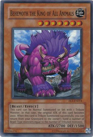 Behemoth the King of All Animals - FET-EN014 - Super Rare - Unlimited