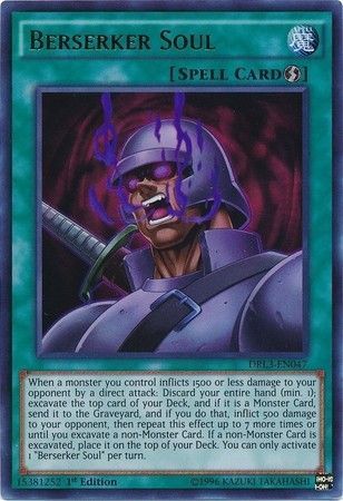 Berserker Soul - DRL3-EN047 - Ultra Rare - 1st Edition
