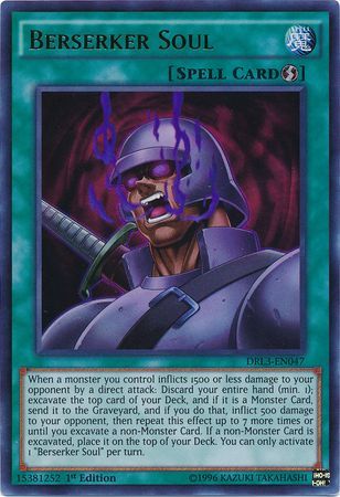 Berserker Soul - DRLG-EN007 - Secret Rare - 1st Edition