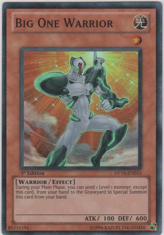 Big One Warrior - DP10-EN015 - Super Rare - Unlimited
