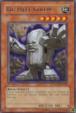 Big Piece Golem - TDGS-EN008 - Rare - 1st Edition