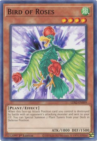 Bird of Roses - LDS2-EN099 - Common - 1st Edition