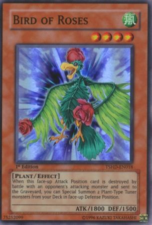 Bird of Roses - TSHD-EN018 - Super Rare - 1st Edition