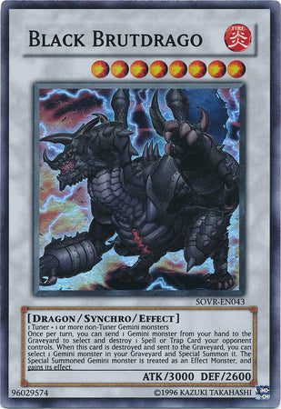 Black Brutdrago - SOVR-EN043 - Super Rare - Unlimited