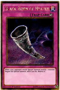 Black Horn of Heaven - PGL3-EN035 - Gold Secret Rare - 1st Edition