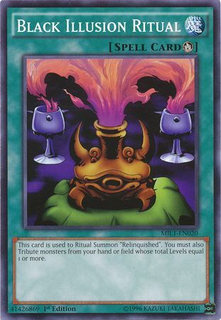 Black Illusion Ritual - MIL1-EN020 - Common - 1st Edition