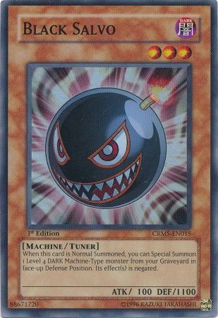 Black Salvo - CRMS-EN015 - Super Rare - 1st Edition