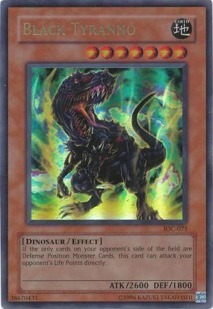 Black Tyranno - IOC-075 - Ultra Rare - 1st Edition