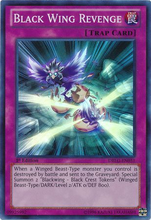 Black Wing Revenge - DRLG-EN031 - Super Rare - 1st Edition