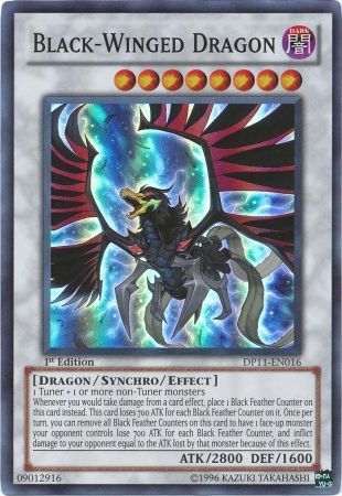 Black-Winged Dragon - DP11-EN016 - Super Rare - 1st Edition