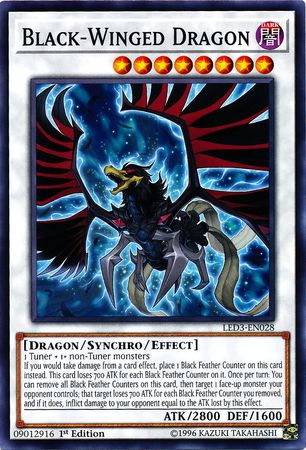 Black-Winged Dragon - LED3-EN028 - Common - 1st Edition