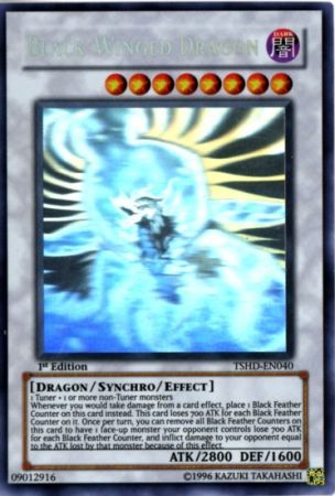 Black-Winged Dragon - Ghost Rare - TSHD-EN040 - Ghost Rare - 1st