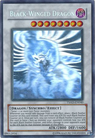 Black-Winged Dragon - Ghost Rare - TSHD-EN040 - Ghost Rare - Unlimited