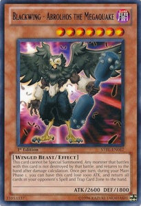 Blackwing - Abrolhos the Megaquake - STBL-EN017 - Rare - 1st Edition