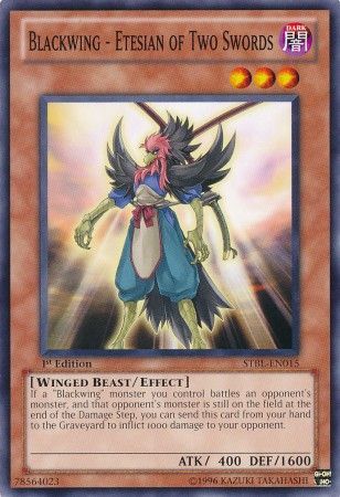 Blackwing - Etesian of Two Swords - STBL-EN015 - Common - 1st Edition