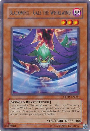 Blackwing - Gale the Whirlwind - CRMS-EN008 - Rare - Unlimited
