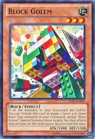 Block Golem - REDU-EN035 - Common - Unlimited