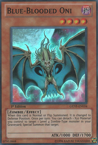 Blue-Blooded Oni - GENF-EN034 - Super Rare - 1st Edition