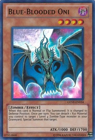 Blue-Blooded Oni - GENF-EN034 - Super Rare - Unlimited