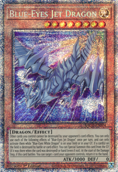 Blue-Eyes Jet Dragon (Starlight Rare) - BACH-EN004 - Starlight Rare - 1st Edition