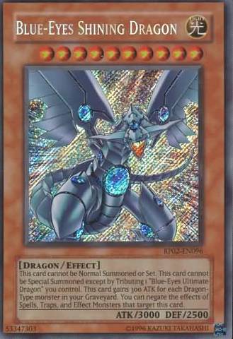 Blue-Eyes Shining Dragon - RP02-EN096 - Secret Rare - Unlimited