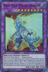 Blue-Eyes Tyrant Dragon - BACH-EN037 - Ultra Rare - 1st Edition