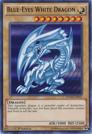 Blue-Eyes White Dragon - DUSA-EN043 - Ultra Rare - 1st Edition