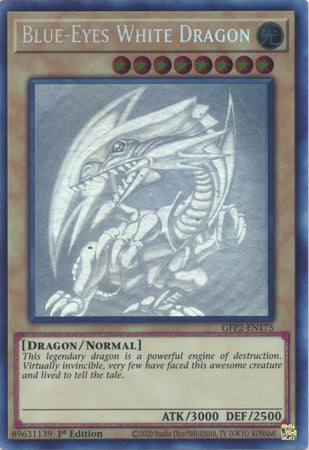 Blue-Eyes White Dragon - GFP2-EN175 - Ghost Rare - 1st Edition